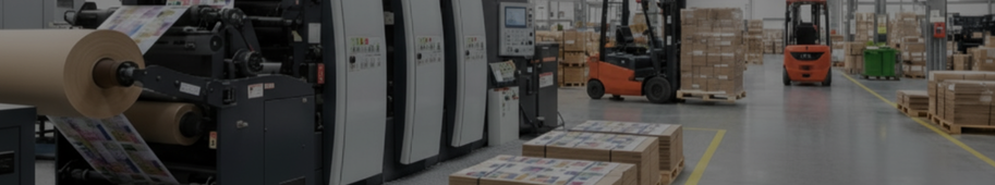 Matbaa üretim hattı ve baskı makineleri – Messan Kraft baskılı ambalaj kağıdı üretim tesisi