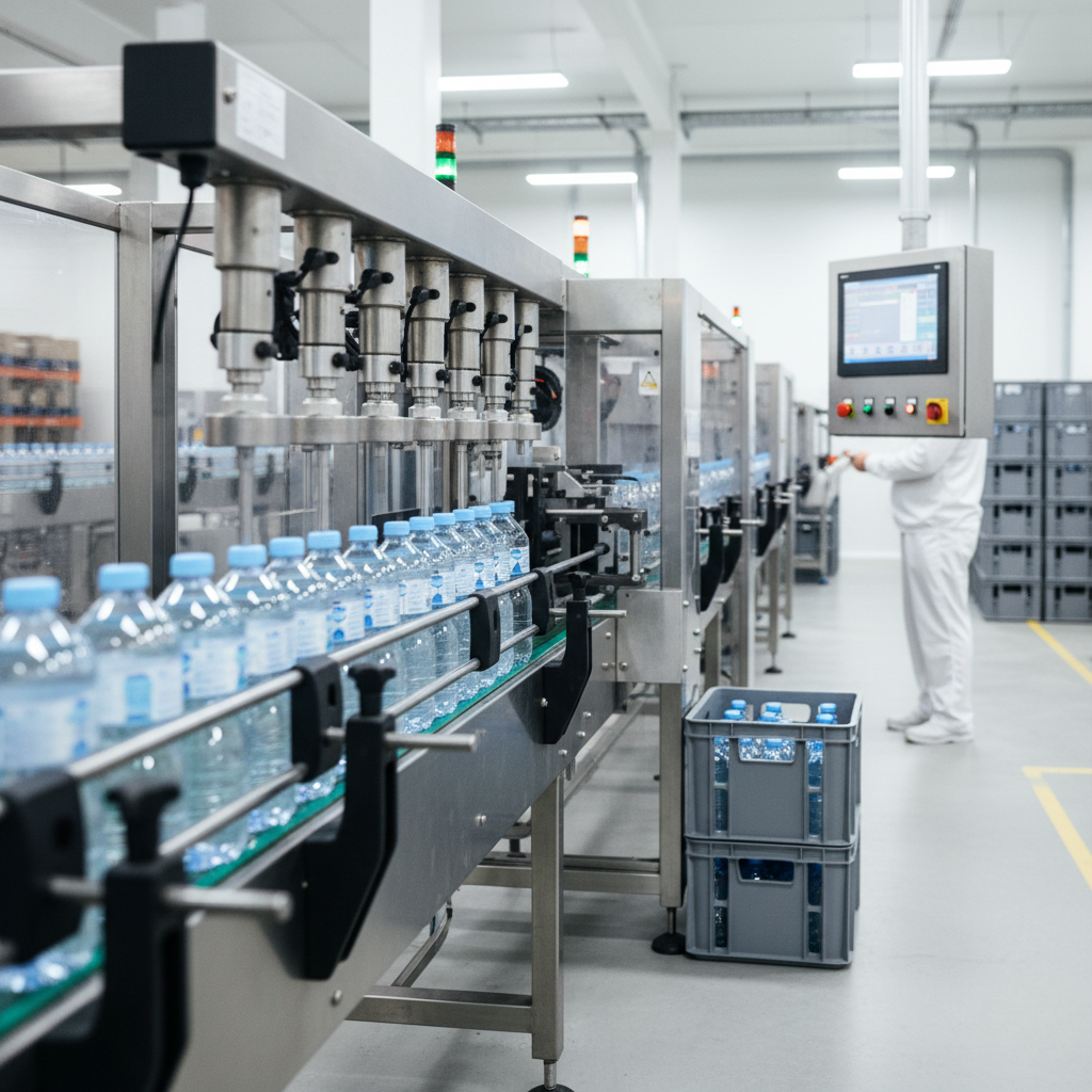 Gıda ve içecek sektöründe üretim hattında kaymaz palet arası kağıdı ile güvenli ambalajlama – Messan Kraft anti-slip kağıt çözümleri