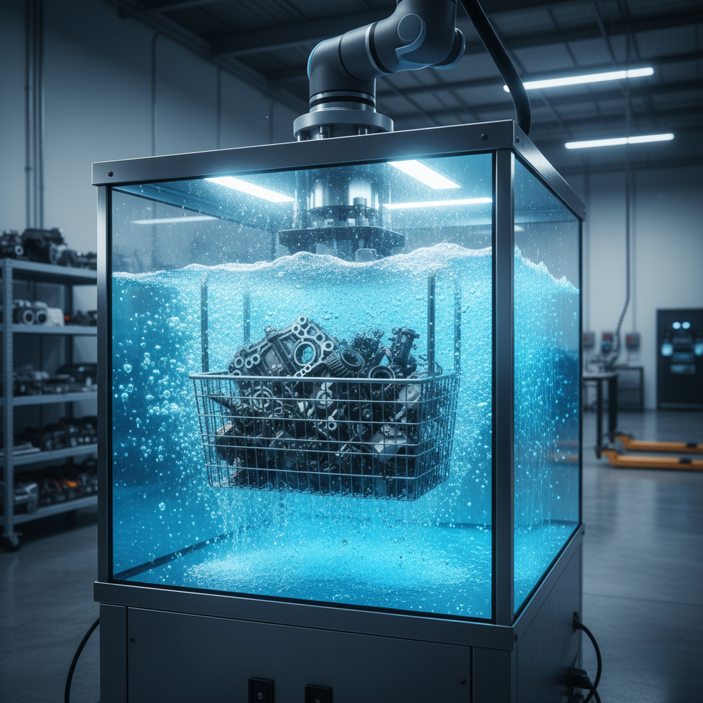 Otomotiv sektöründe motor ve metal parçaların ultrasonik yıkama cihazında temizlenmesi – Messan Ultrasonik