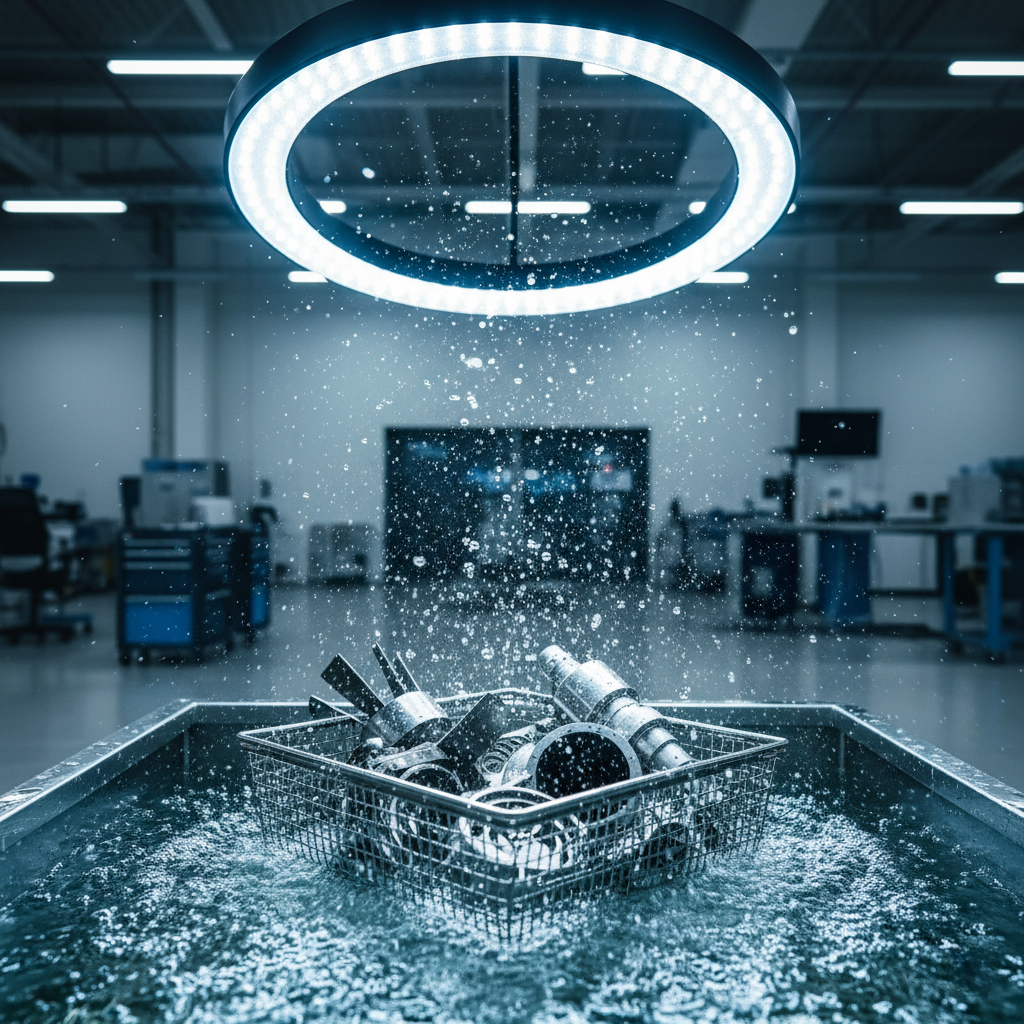 Havacılık ve savunma sanayii için yüksek hassasiyetli ultrasonik parça temizleme - Messan Grup