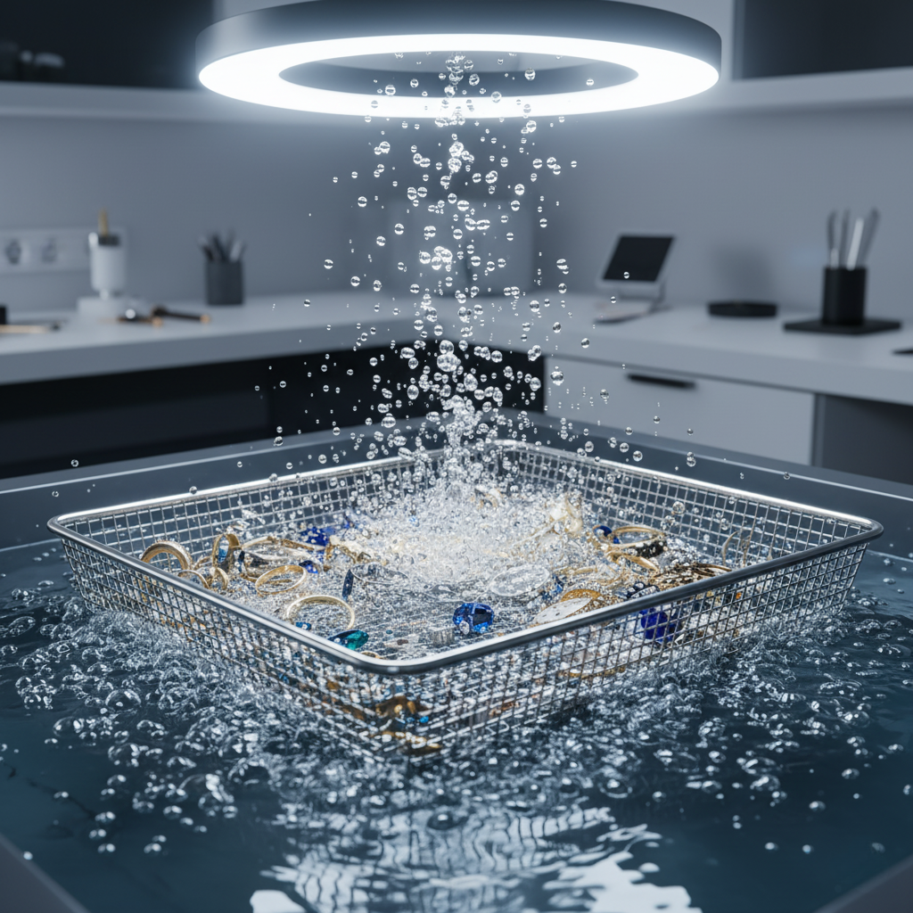 Kuyumculuk ve saatçilik sektörü için hassas ultrasonik takı temizleme sistemleri - Messan Grup