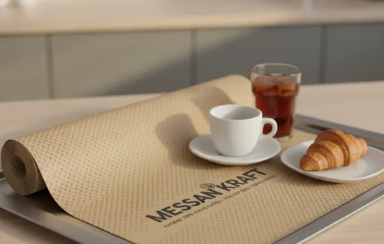 Kaymaz tepsi servis kâğıdı kullanım görseli